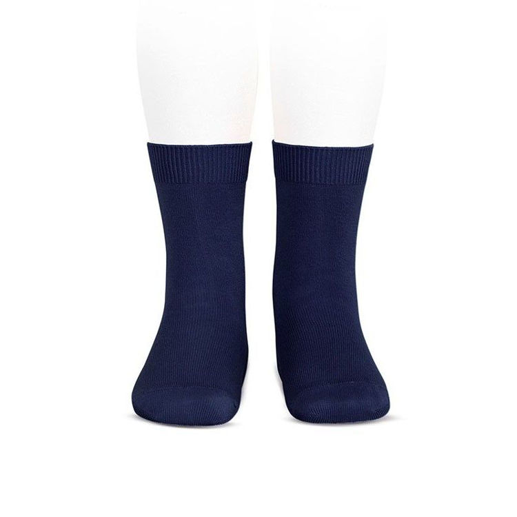 Picture of 02814- UNISEX SCHOOL SOCKS NAVY -ANTI PRESSSURE 80% COTTON